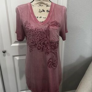 Harley-Davidson Pink Graphic Relaxed T-Shirt
